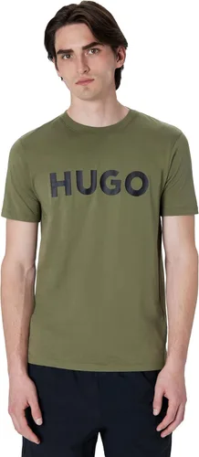 Vista 8 de Hugo Men's Print Logo Short Sleeve T-Shirt Blanco