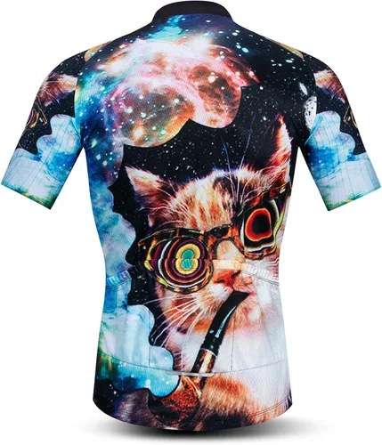 Vista 2 de Weimostar - Camiseta de ciclismo de manga corta para hombre
