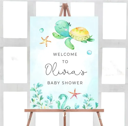 Vista 23 de Letrero de bienvenida para baby shower, personalizado, tema de dinosaurio para eclosionar, varios tamaños