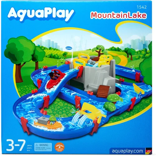 Vista 7 de BIG Spielwarenfabrik, marca AquaPlay AquaPlay - Conjunto de juego de agua Mountain Lake, azul