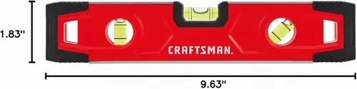 Vista 4 de CRAFTSMAN Nivel de torpedo, magnético, 9 pulgadas (CMHT43191)