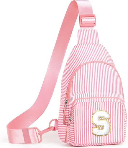 Vista 45 de YOOLIFE Regalos de Navidad para niñas adolescentes Bolso cruzado inicial con bandolera Bolso cruzado monograma para regalos de cumpleaños para niñas