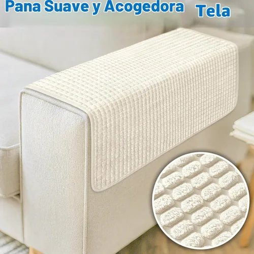 Vista 4 de Fundas para brazos de sofá, fundas impermeables para reposabrazos de sofá, sillón, sofá biplaza, funda para reposacabezas, funda antideslizante