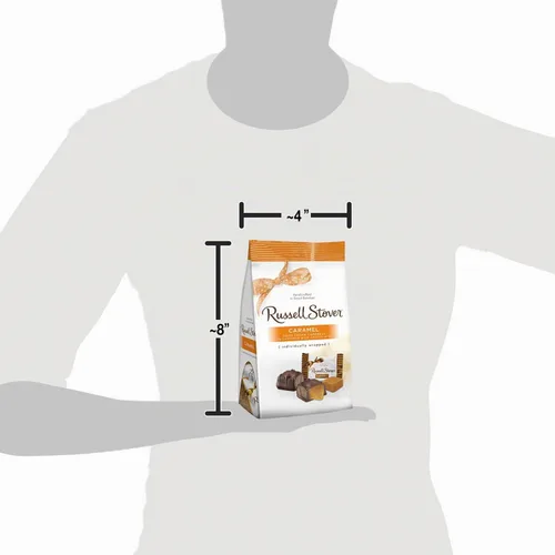 Vista 6 de Caramelos de chocolate con leche, bolsa de 6 onzas