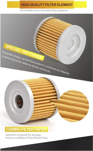 Vista 3 de KN/HF113 Filtro de aceite para Honda CRF300 L Rally 21-22, CB300 F/FA 17-18, CBR300 R/RA 18-22, CMX300 A Rebel 300 17-20, CRF250 R 17-20 04-06, XL11