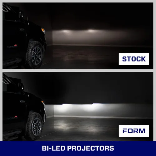 Vista 8 de Form Lighting Faros delanteros de proyector LED secuenciales compatibles con Toyota Tundra 2014-2021 (par)