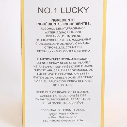 Vista 6 de Lucky 1 Eau de Toilette para hombre Fresh Fruity Woody Masculine Aroma Colonia 3.4 fl oz/3.4 fl oz