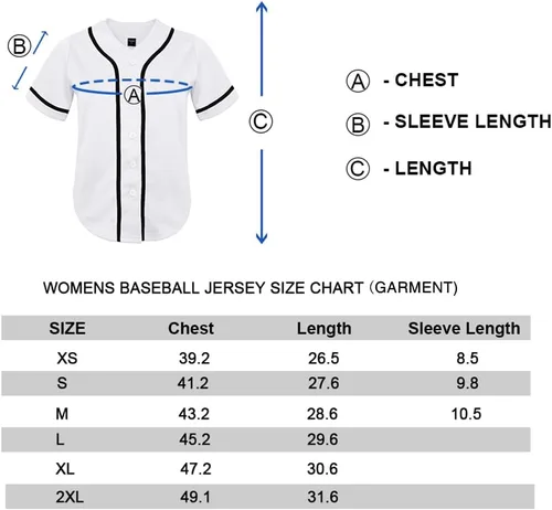 Vista 5 de TopTie Camiseta de béisbol para mujer, hipster, con botones
