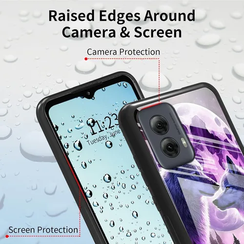 Vista 260 de Funda para Motorola Moto G Stylus 5G 2021 de vidrio templado, funda negra con diseño de mujer negra africana para mujeres y hombres, antiarañazos, a