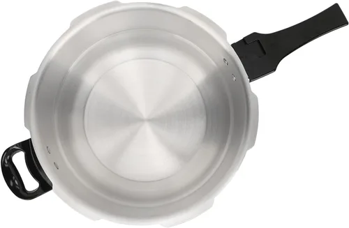 Vista 9 de Olla a presión de acero inoxidable para inducción y estufa, olla a presión de cocina con placa de vapor, olla a presión segura para cocinar fideos