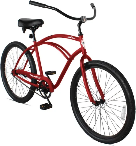 Vista 16 de Tracer ACE - Bicicleta crucero de playa de una sola velocidad de 26 pulgadas con freno de posavasos para hombres y mujeres, varios