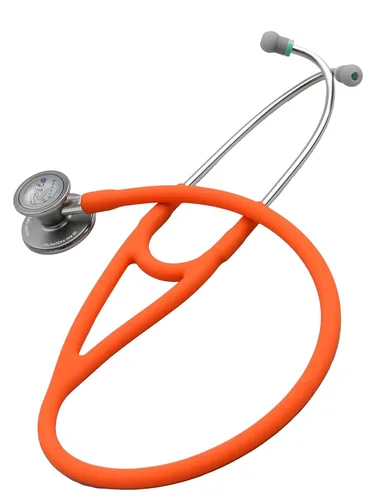 Vista 13 de Virtuoso - Estetoscopio de cardiología de doble cabeza, calidad profesional, tubo clásico, KS-750, color negro