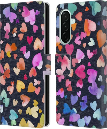 Vista 126 de Head Case Designs Officially Licensed Ninola Brushstrokes Multi Colorful Leather Wallet Case Compatible with Samsung Galaxy A07 4G