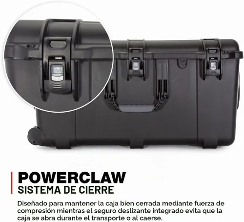 Vista 4 de Nanuk 965 Estuche rígido impermeable con ruedas - Vacío - Negro (965-0001)