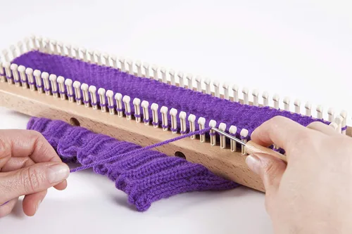 Vista 6 de Authentic Knitting Board Telar All-n-One, 18 pulgadas