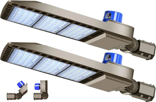 Vista 18 de ledmo Luz LED de estacionamiento de 100 W/120 W/150 W, 22500 lm, súper brillante, regulable, para exteriores, con sensor 3 en 1 con fotocélula