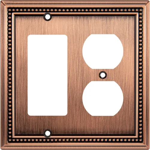 Vista 30 de Henne Bery Sunken Pearls Placa de Pared Decorativa de Servicio Pesado Placa de Interruptor Cubierta de Tomacorriente