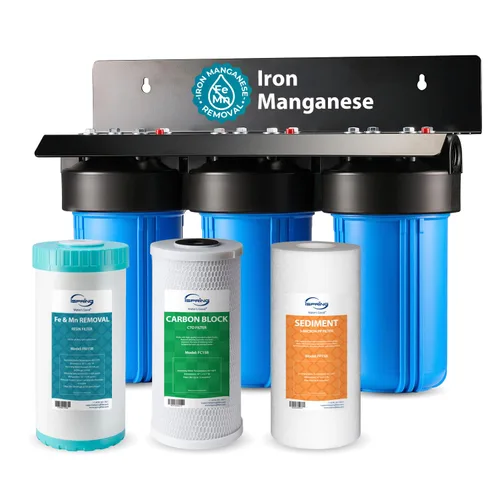 Vista 18 de iSpring WGB31B-KSNC - Sistema de filtro de agua para toda la casa, probado por SGS para eliminar hasta el 94.4% de la cloramina, la filtración de 3