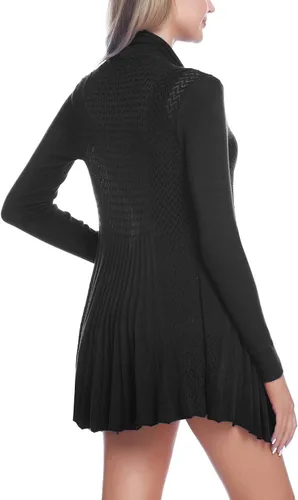 Vista 8 de iClosam Women Open Front Cardigans Long Sleeve Lightweight Knit Cardigan Sweater
