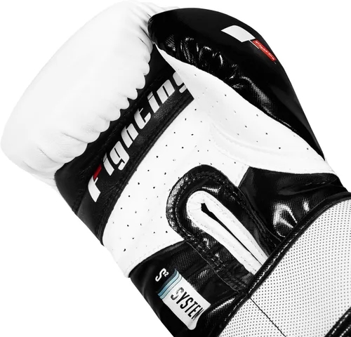 Vista 3 de Fighting Sports Guantes de entrenamiento S2 Gel Power, blanco/negro, 18 onzas
