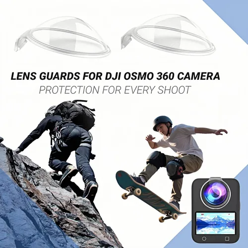 Vista 7 de Protectores de lente para cámara DJI Osmo 360, cubierta protectora de lente para DJI Osmo 360 Standard Combo Accesorio