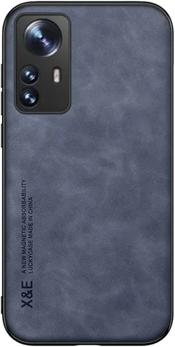 Vista 12 de Kepuch Silklike Case para Xiaomi 12 - Cubierta de parachoques Placa de metal incorporada para Xiaomi 12 - Negro