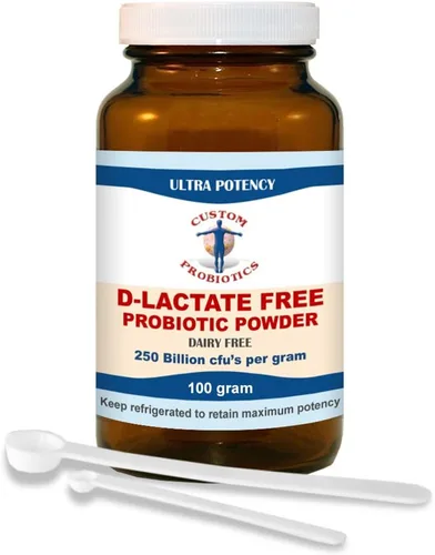 Vista 3 de Custom Probiotics Polvo de probióticos sin D-lactato (1.76 oz)