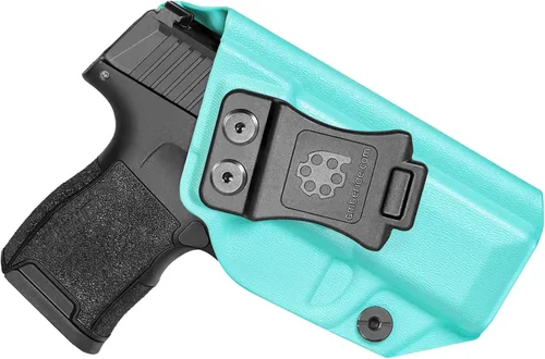 Vista 16 de Amberide IWB Funda Kydex para SIG Sauer P365 / P365 SAS / P365X, transporte oculto, opciones MOS y no MOS disponibles, inclinación ajustable