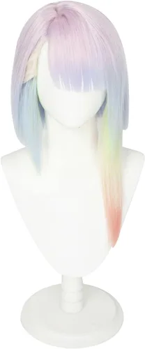 Vista 2 de SHIKI Disfraz de anime para mujer Edgerunner Lucy para cosplay, chaqueta punk de lujo, traje de Halloween