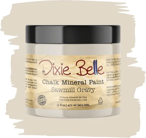 Vista 126 de Pintura para muebles con acabado de tiza Dixie Belle Paint Company - Amatista (4oz) - Pintura mineral de tiza chic púrpura profundo mate