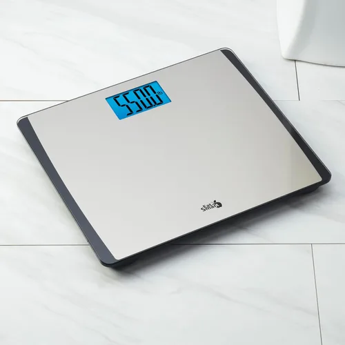 Vista 4 de EatSmart Products: báscula digital amplia para el baño con capacidad para 550 lbs.