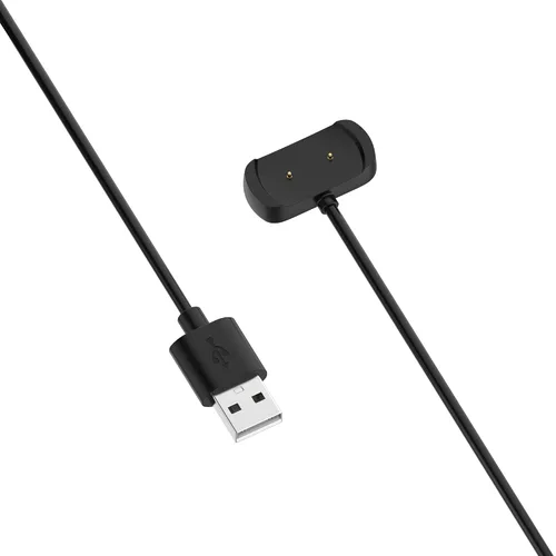 Vista 2 de Cable de carga compatible con Amazfit Bip 3/Bip 3 Pro Cargador USB Cable de repuesto Cargador Dock Smartwatch Accesorio para Amazfit Bip 3 Pro