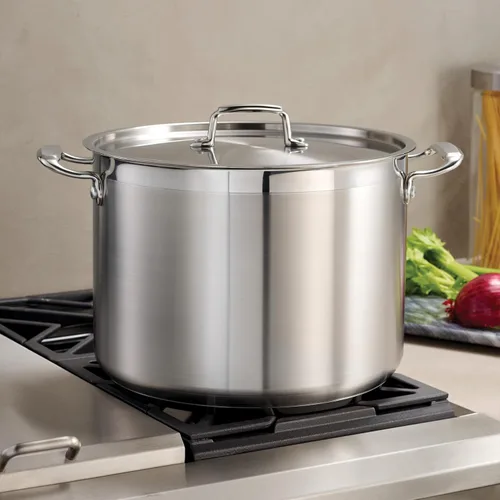 Vista 8 de Tramontina Olla de Caldo Gourmet de Acero Inoxidable de 8 Cuartos con Tapa