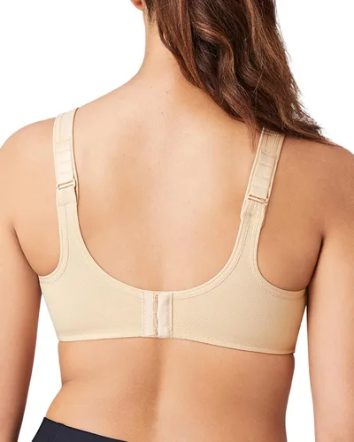 Vista 2 de Wacoal Sujetador deportivo Simone Sport sin forro de cobertura completa con aros para mujer, 855170 Arena