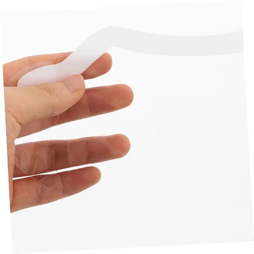 Vista 5 de minkissy 50 protectores de ojos transparentes para corte de cabello, cómodo protector de maquillaje para uso en salones, cobertura de cabello