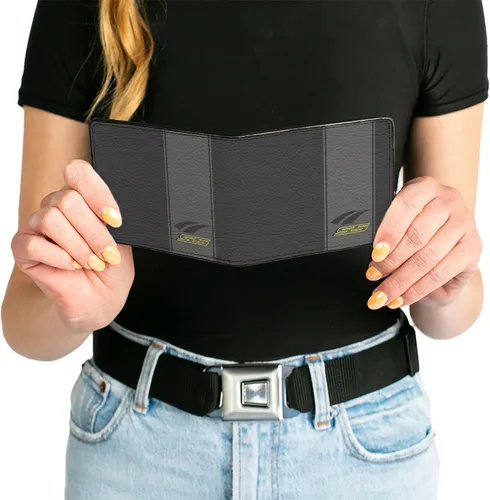 Vista 6 de Buckle-Down Billetera de PU Bifold CMP 06 Camaro SS Negro/Gris, Multicolor, 4.0" x 3.5", Varios colores, Buckle-down Cartera Pu Bifold - Cmp 06