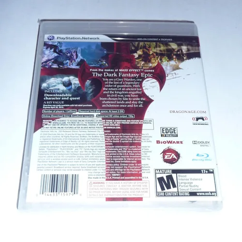 Vista 2 de PS3 Dragon Age Origins