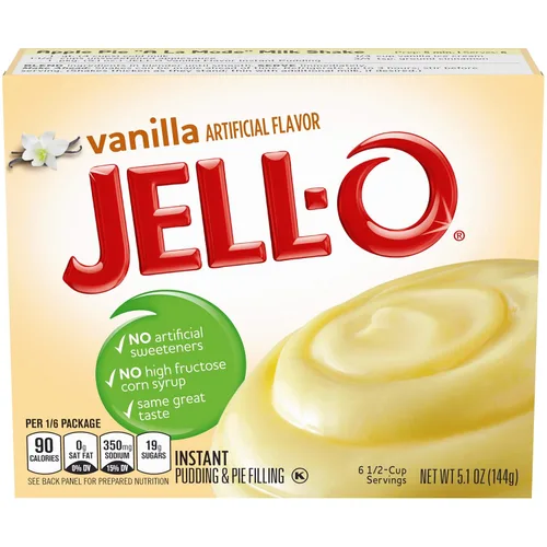 Vista 32 de Jell-O Postre de gelatina sin azúcar, plátano fresa (paquete de 4)