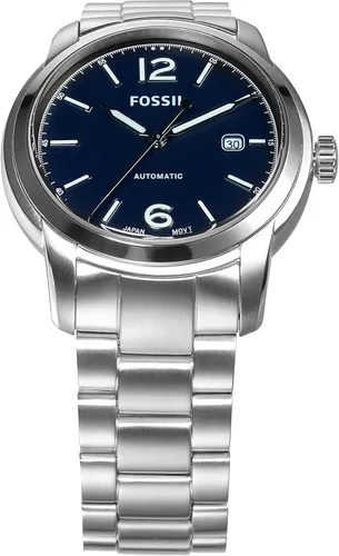 Vista 2 de Fossil Heritage - Reloj automático ME3244 de acero inoxidable, talla única, Acero inoxidable, Reloj automático Heritage ME3244