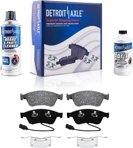 Vista 87 de Detroit Axle - Pastillas de freno traseras para Toyota Prius 2012-2015 Prius Plug-In 2017-2018 Corolla iM 2016 Sion iM 2011-2017 Lexus CT200h