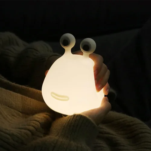 Vista 10 de Lámpara de dona - Regalo de luz nocturna LED de silicona para niños y niñas, luz nocturna linda recargable para decoración de habitación de niños