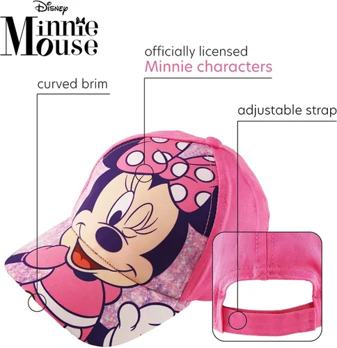 Vista 2 de Disney Girls Little Minnie Mouse Baseball Hat