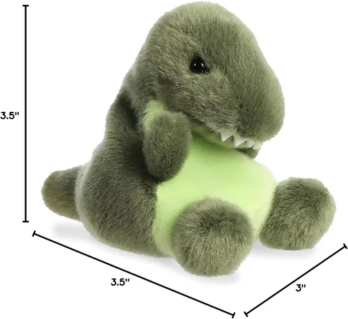 Vista 6 de Aurora® Adorable Palm Pals™ Tyranno Rex™ - Peluche adorable de Tiranosaurio Rex™ - Divertido coleccionable de peluche para niños y coleccionistas