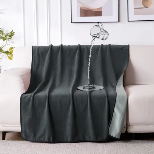 Vista 21 de QiyI Manta Impermeable para Cama Sofá Sillón, Pequeña Lavable Reversible y Reutilizable Manta Decorativa para Mascotas Perro Gato, Cubierta de Sofá