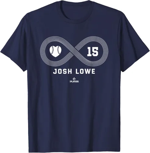 Vista 9 de Camiseta Infinite Love Josh Lowe Tampa Bay MLBPA, Negro
