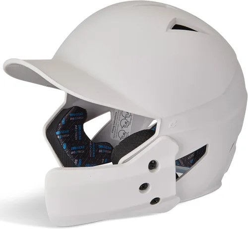 Vista 12 de Champro HX Gamer Plus - Casco de bateo con protector de mandíbula reversible