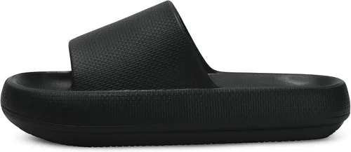 Vista 3 de welltree Sandalias antideslizantes para mujeres y hombres, sandalias antideslizantes para baño y ducha, suela gruesa suave para interiores