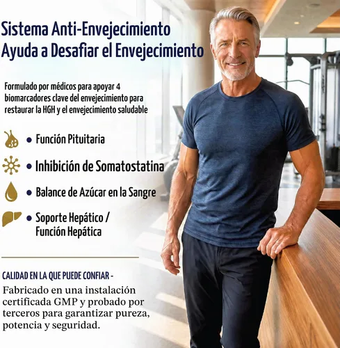 Vista 3 de Secretagogue Gold Anti-Envejecimiento Natural HGH Suplemento de Apoyo - Complejo de Aminoácidos, Rejuvinate la Piel y el Tono Muscular