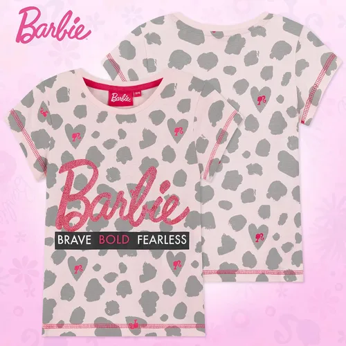 Vista 6 de Barbie Camiseta para niñas, ropa para niñas de 2 a 13 años
