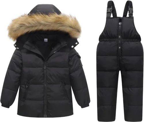 Vista 7 de Conjunto de 2 piezas de chaqueta y pantalones de nieve para niños